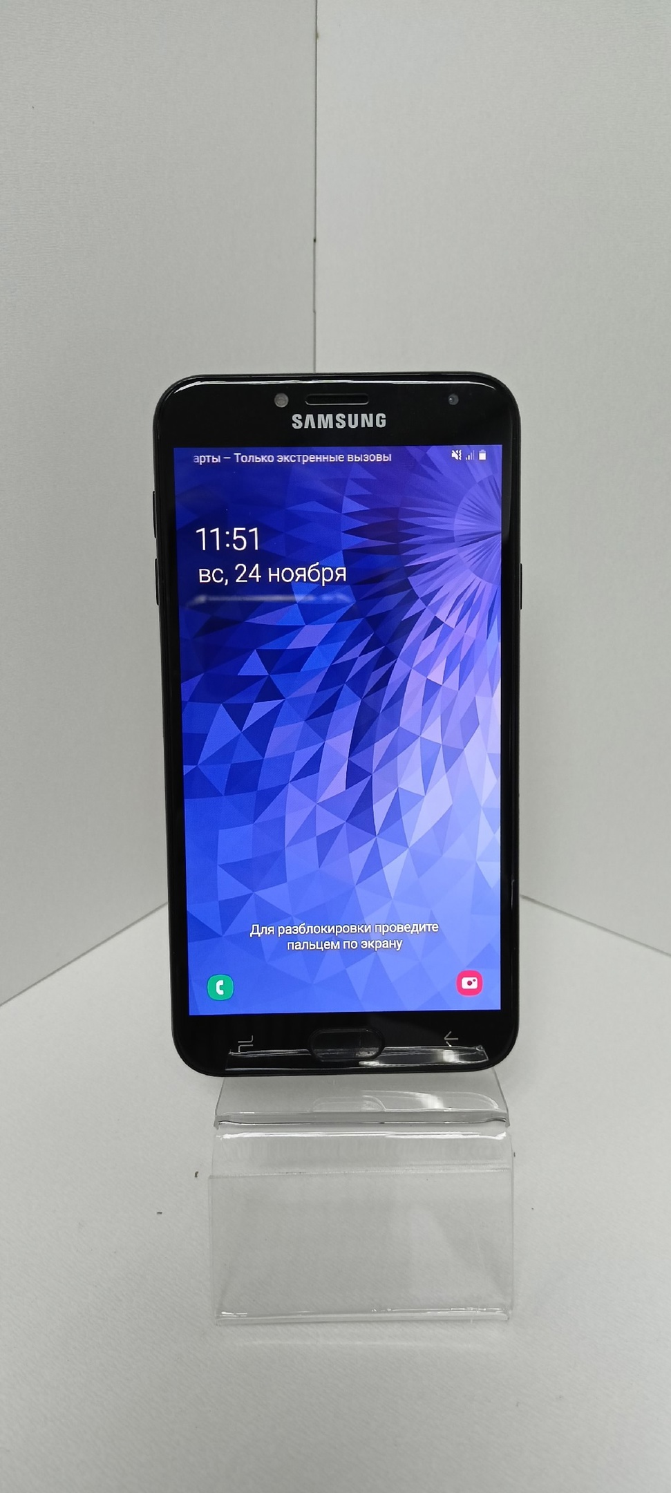 Смартфон Samsung Galaxy J4 3 ГБ 32 ГБ чёрный