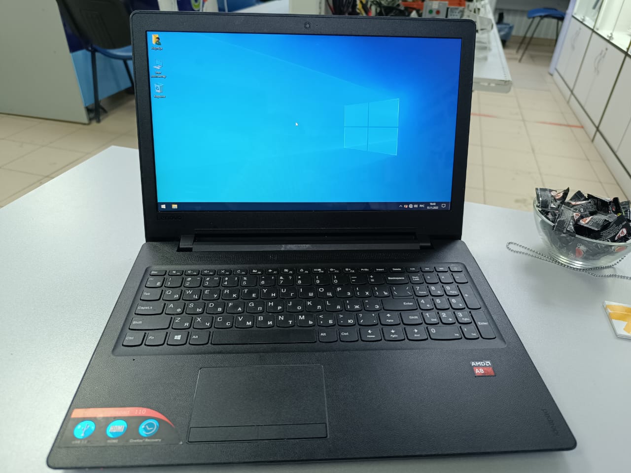 Ноутбук 15.6" Lenovo IdeaPad 110-15ACL, 1000 ГБ, A8-7410, RAM 4 ГБ, Radeon R5 